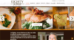 Desktop Screenshot of eightyacreskitchen.com